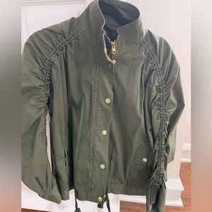 Cropped fatigue jacket